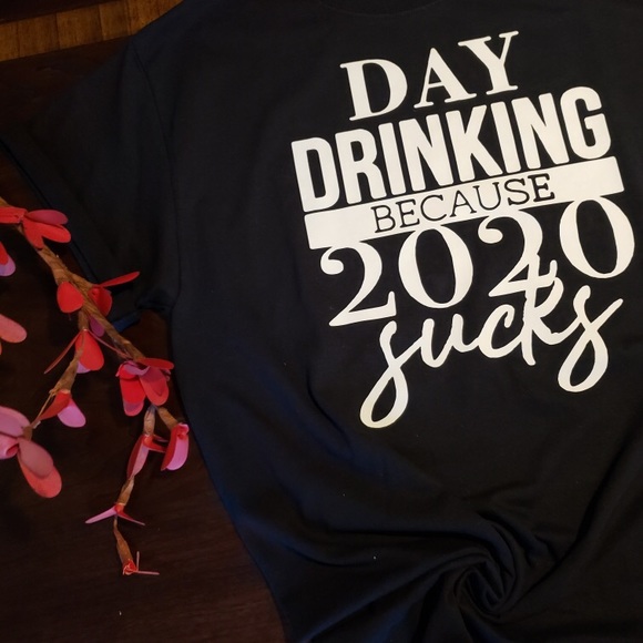 3/$15 Day drinking t-shirt size M - Picture 3 of 5